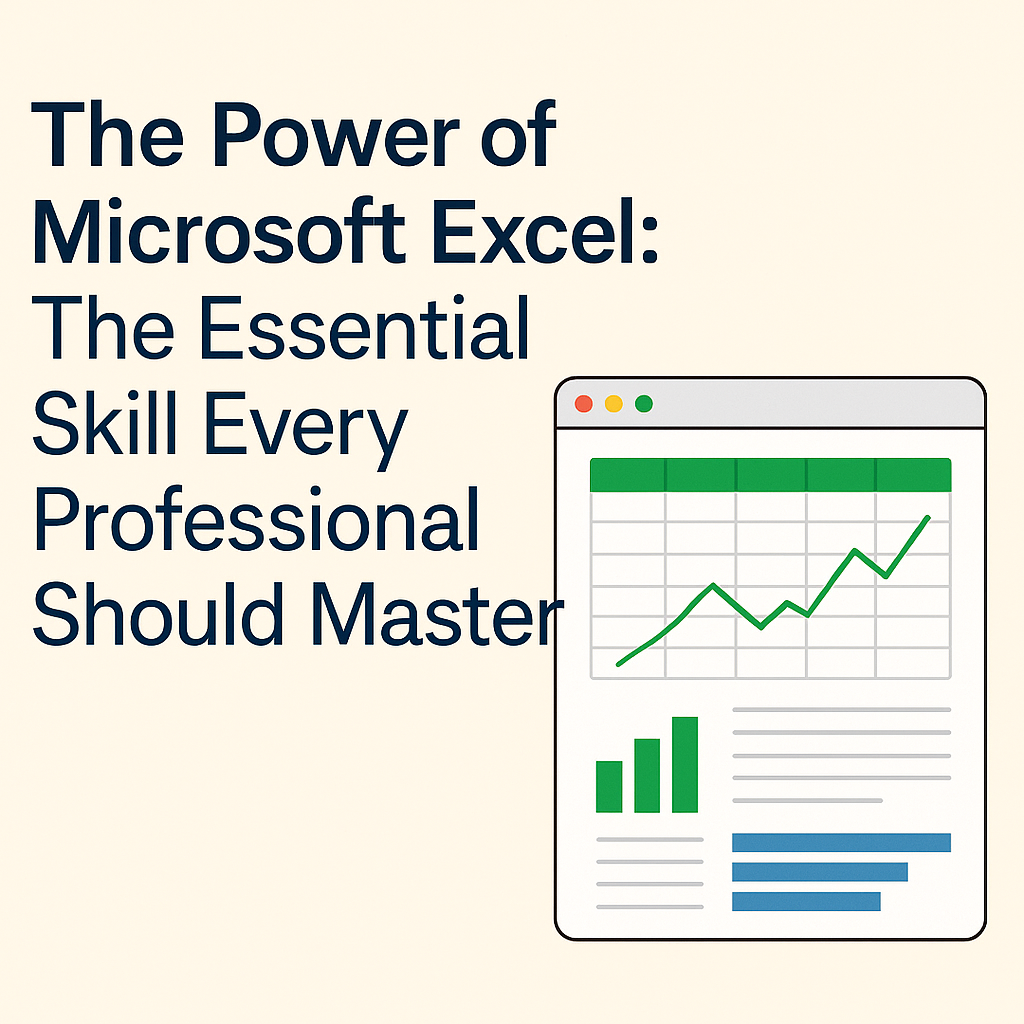 The Power of Microsoft Excel: The Essential Skill Every Professional Should Master